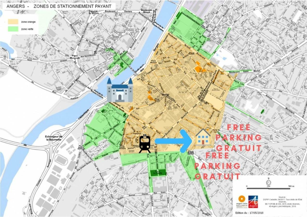 Crypto Prestige - Gare et Centre - Studio et T3 Angers Eksteriør bilde